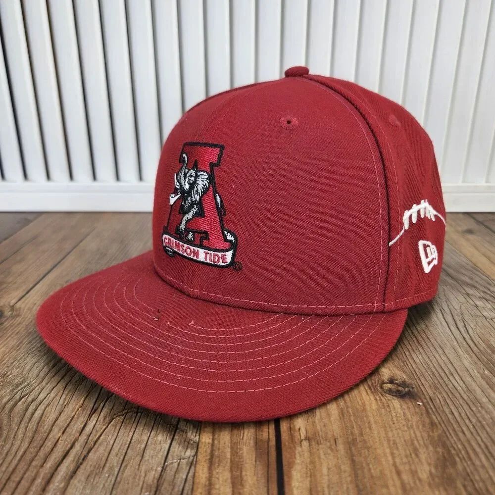 Alabama Crimson Tide New Era 59fifty Size 7 1/2 Hat Cap Roll Tide NCAA Football